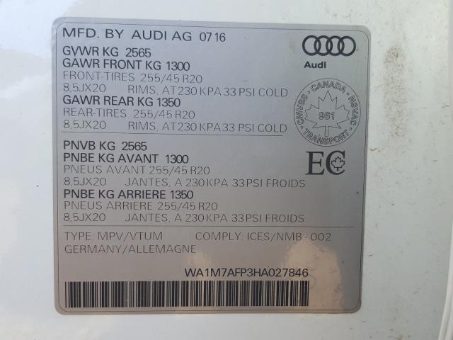 Photo 9 VIN: WA1M7AFP3HA027846 - AUDI Q5 TECHNIK 