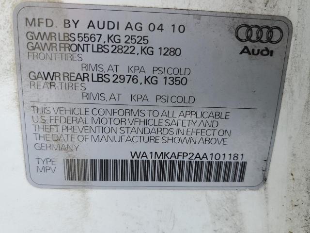 Photo 12 VIN: WA1MKAFP2AA101181 - AUDI Q5 PREMIUM 