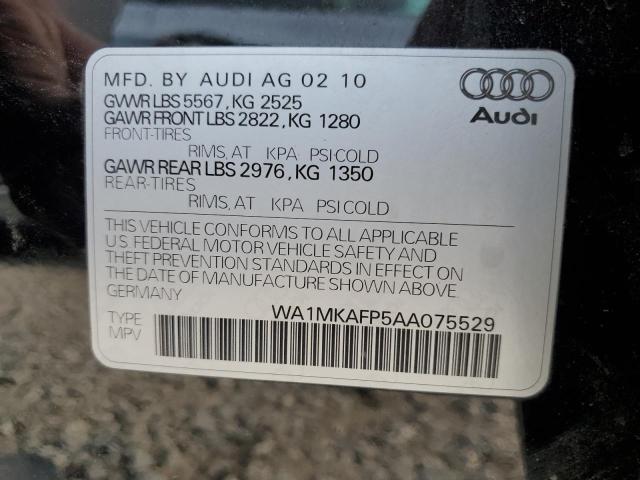 Photo 11 VIN: WA1MKAFP5AA075529 - AUDI Q5 PREMIUM 