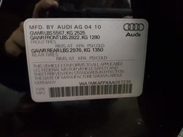 Photo 12 VIN: WA1MKAFPXAA097235 - AUDI Q5 PREMIUM 