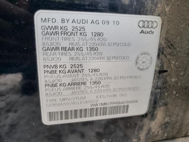 Photo 9 VIN: WA1MKCFP4BA036654 - AUDI Q5 PREMIUM 