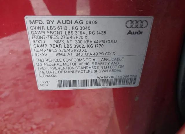 Photo 8 VIN: WA1MYBFE6AD001554 - AUDI Q7 