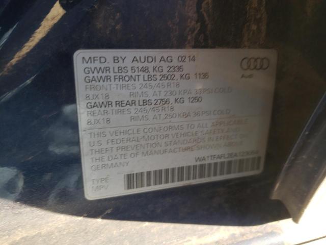 Photo 9 VIN: WA1TFAFL2EA123054 - AUDI A4 ALLROAD 