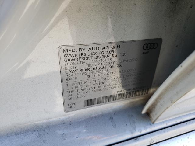 Photo 9 VIN: WA1TFAFL4EA120611 - AUDI A4 ALLROAD 