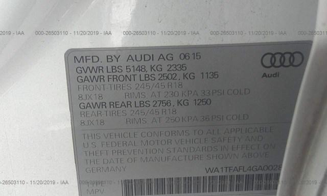 Photo 8 VIN: WA1TFAFL4GA002819 - AUDI A4 ALLROAD 