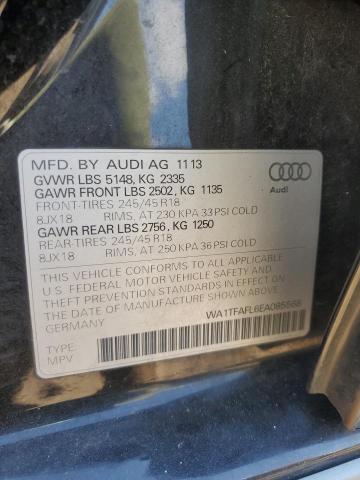 Photo 11 VIN: WA1TFAFL6EA085568 - AUDI A4 ALLROAD 