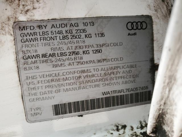 Photo 12 VIN: WA1TFAFL7EA057455 - AUDI A4 ALLROAD 