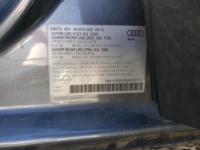 Photo 9 VIN: WA1UFAFL0DA239713 - AUDI A4 ALLROAD 