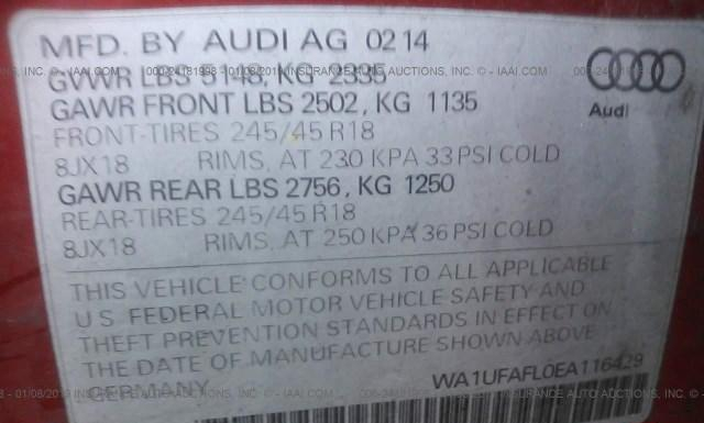 Photo 8 VIN: WA1UFAFL0EA116429 - AUDI A4 ALLROAD 