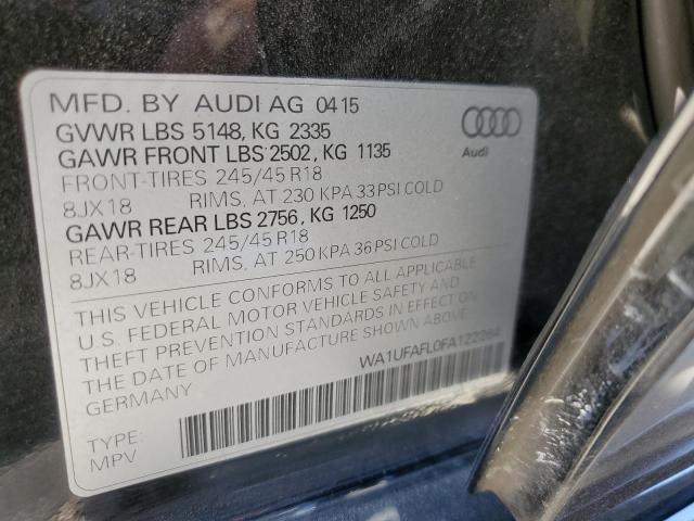 Photo 12 VIN: WA1UFAFL0FA122264 - AUDI A4 