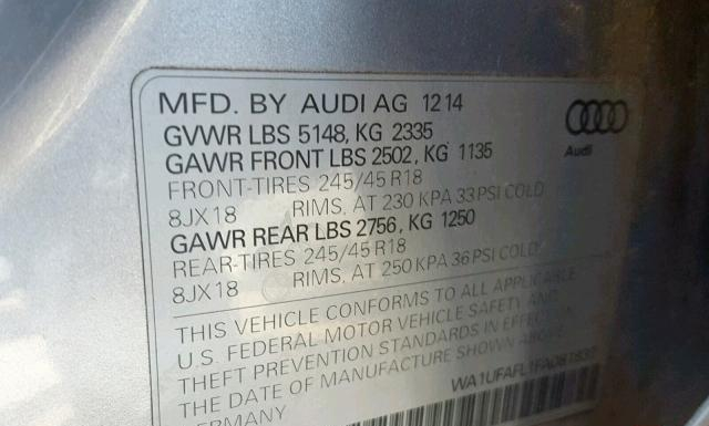 Photo 9 VIN: WA1UFAFL1FA081837 - AUDI A4 ALLROAD 