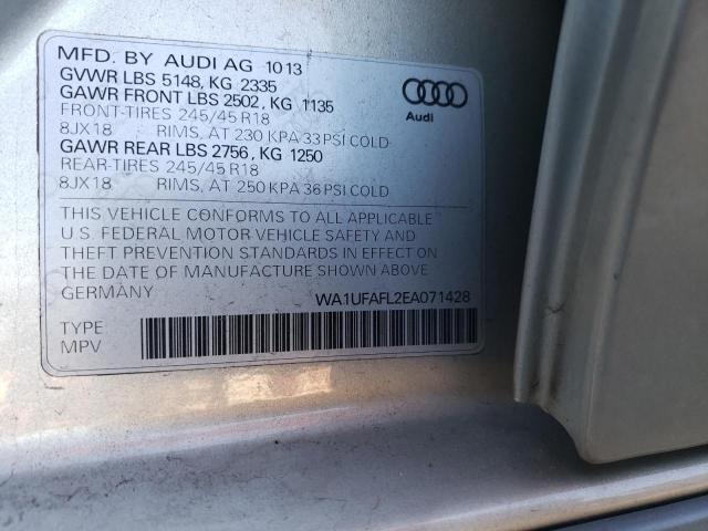 Photo 11 VIN: WA1UFAFL2EA071428 - AUDI A4 ALLROAD 