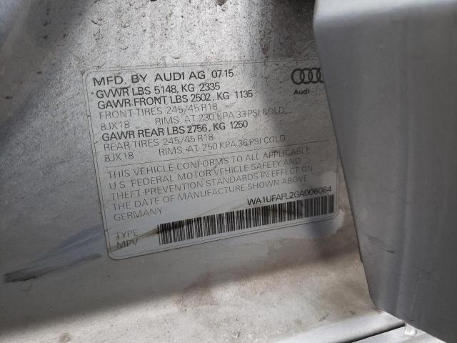 Photo 9 VIN: WA1UFAFL2GA006064 - AUDI A4 ALLROAD 