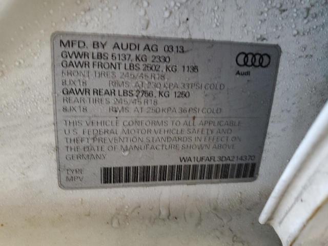 Photo 11 VIN: WA1UFAFL3DA214370 - AUDI A4 