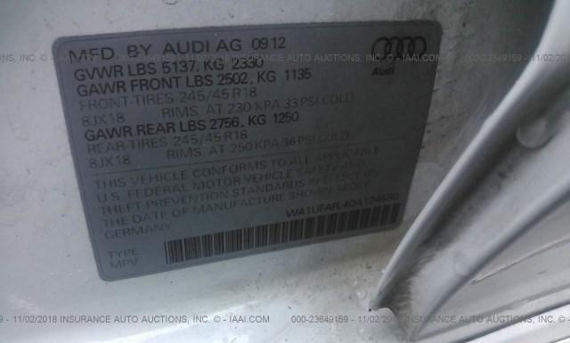 Photo 8 VIN: WA1UFAFL4DA124550 - AUDI A4 ALLROAD 