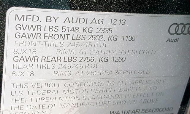 Photo 9 VIN: WA1UFAFL5EA090040 - AUDI A4 ALLROAD 