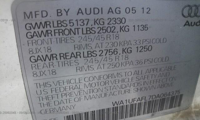 Photo 8 VIN: WA1UFAFL7DA064375 - AUDI A4 ALLROAD 