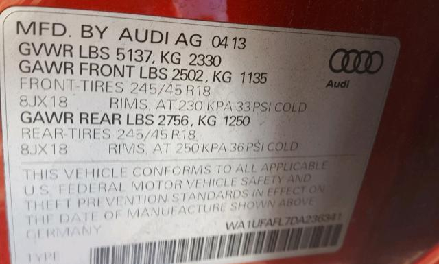 Photo 9 VIN: WA1UFAFL7DA236341 - AUDI A4 ALLROAD 