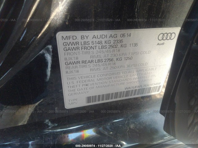 Photo 8 VIN: WA1UFAFL7EA163456 - AUDI A4 ALLROAD 