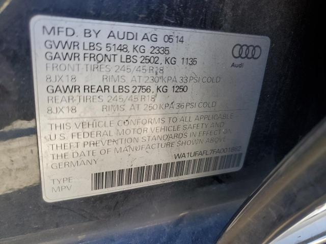 Photo 11 VIN: WA1UFAFL7FA001862 - AUDI A4 