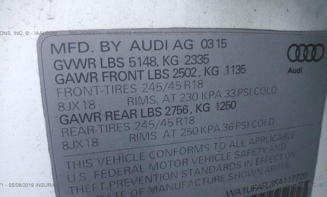 Photo 8 VIN: WA1UFAFL8FA117720 - AUDI A4 ALLROAD 