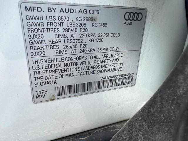 Photo 9 VIN: WA1VAAF70HD012760 - AUDI Q7 PRESTIG 