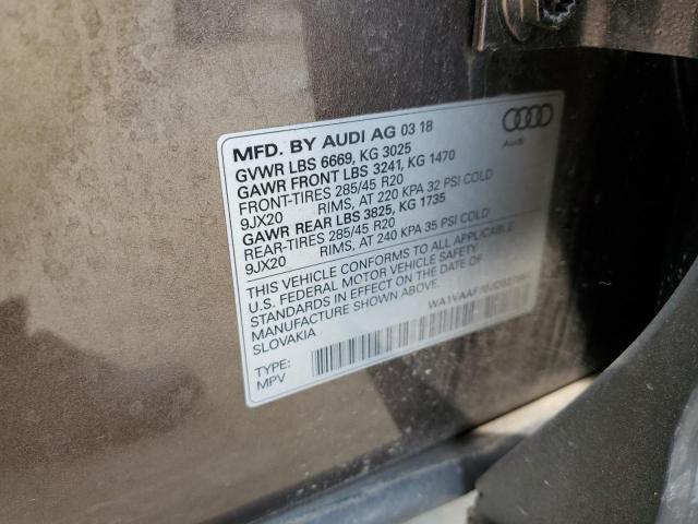 Photo 12 VIN: WA1VAAF70JD037664 - AUDI Q7 PRESTIG 