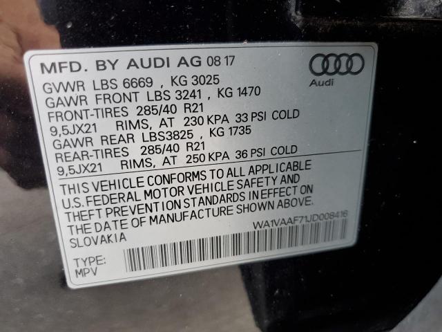 Photo 12 VIN: WA1VAAF71JD008416 - AUDI Q7 PRESTIG 