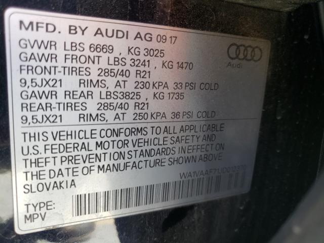 Photo 9 VIN: WA1VAAF71JD012370 - AUDI Q7 