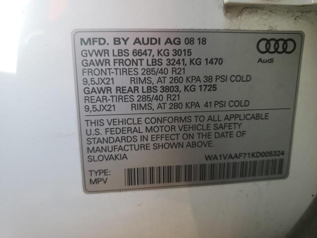 Photo 12 VIN: WA1VAAF71KD005324 - AUDI Q7 