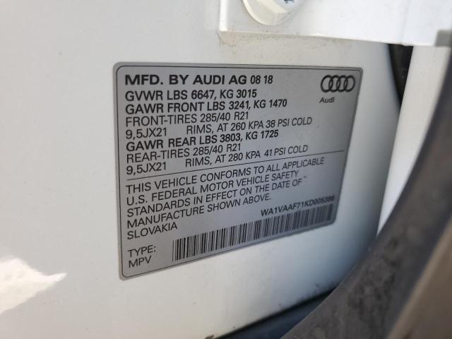 Photo 13 VIN: WA1VAAF71KD005386 - AUDI Q7 