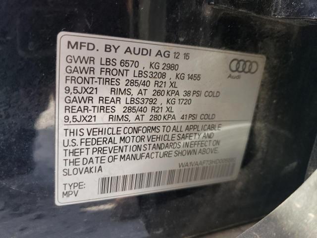 Photo 12 VIN: WA1VAAF73HD005592 - AUDI Q7 PRESTIG 