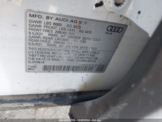 Photo 8 VIN: WA1VAAF74JD019149 - AUDI Q7 