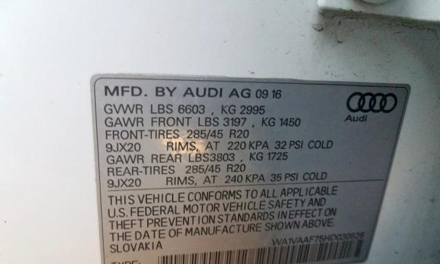 Photo 9 VIN: WA1VAAF75HD030526 - AUDI Q7 