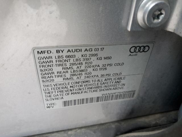 Photo 11 VIN: WA1VAAF75HD048959 - AUDI Q7 