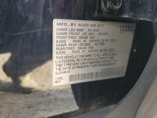 Photo 12 VIN: WA1VAAF75JD009178 - AUDI Q7 