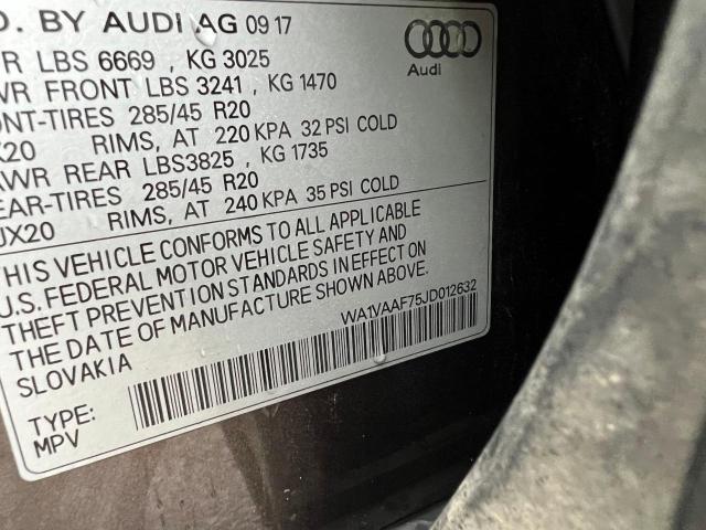 Photo 9 VIN: WA1VAAF75JD012632 - AUDI Q7 