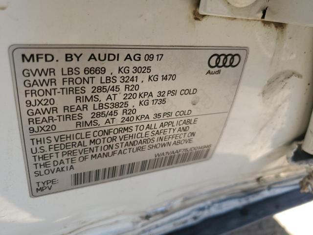 Photo 12 VIN: WA1VAAF75JD014946 - AUDI Q7 PRESTIG 