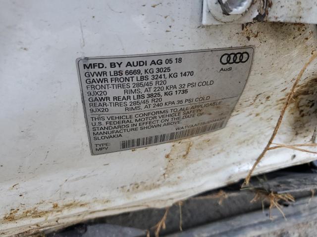 Photo 12 VIN: WA1VAAF75JD044383 - AUDI Q7 PRESTIG 