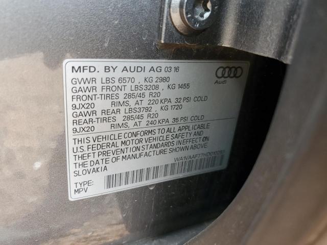 Photo 12 VIN: WA1VAAF77HD010293 - AUDI Q7 