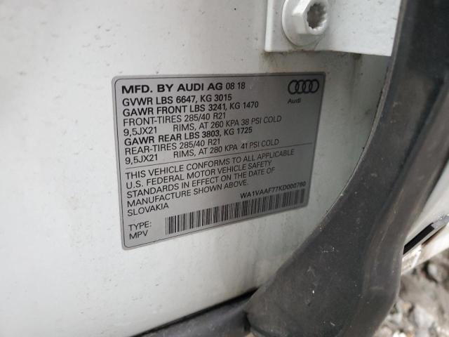 Photo 11 VIN: WA1VAAF77KD000760 - AUDI Q7 