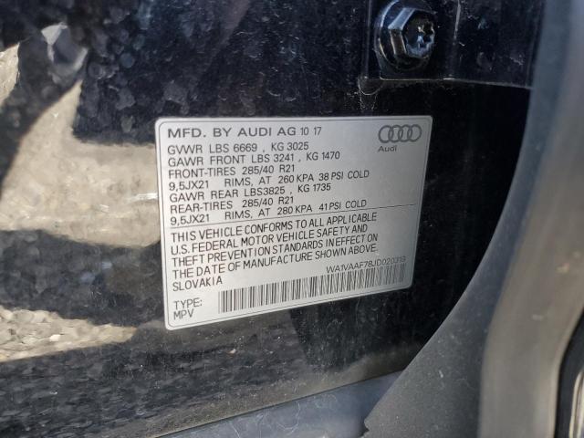 Photo 11 VIN: WA1VAAF78JD020319 - AUDI Q7 