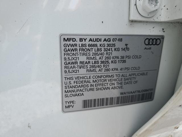 Photo 11 VIN: WA1VAAF78JD054731 - AUDI Q7 