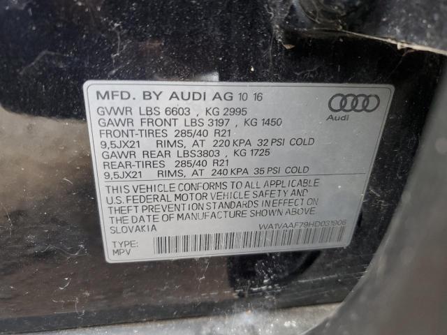 Photo 12 VIN: WA1VAAF79HD031906 - AUDI Q7 