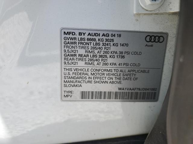 Photo 12 VIN: WA1VAAF79JD041082 - AUDI Q7 