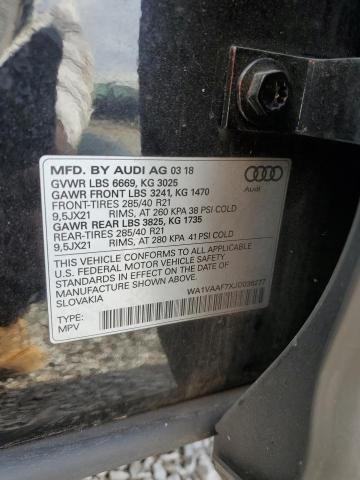 Photo 12 VIN: WA1VAAF7XJD036277 - AUDI Q7 PRESTIG 