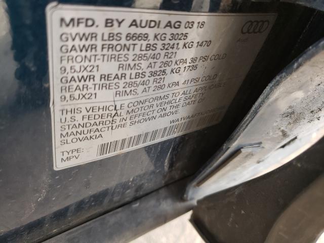 Photo 9 VIN: WA1VAAF7XJD037655 - AUDI Q7 