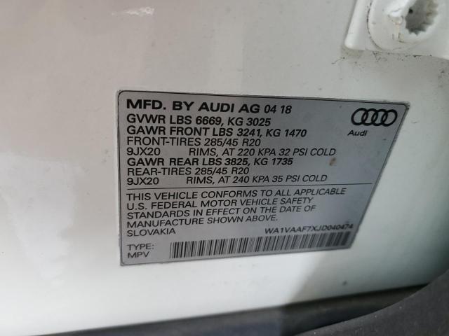 Photo 9 VIN: WA1VAAF7XJD040474 - AUDI Q7 