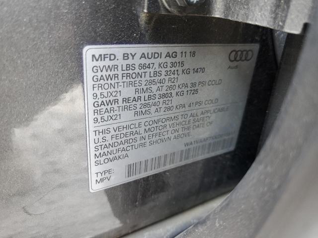 Photo 9 VIN: WA1VAAF7XKD018511 - AUDI Q7 PRESTIG 