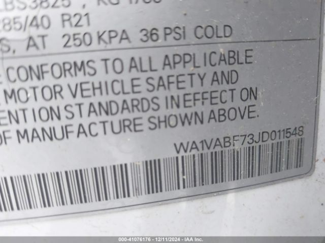 Photo 8 VIN: WA1VABF73JD011548 - AUDI Q7 